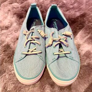 Sperry Women’s Turquoise Canvas Sneakers